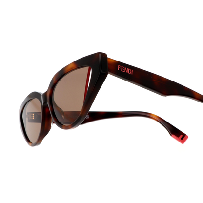 Fendi FE40009I women's luxury cat-eye sunglasses with premium acetate frame and UV-protected lenses