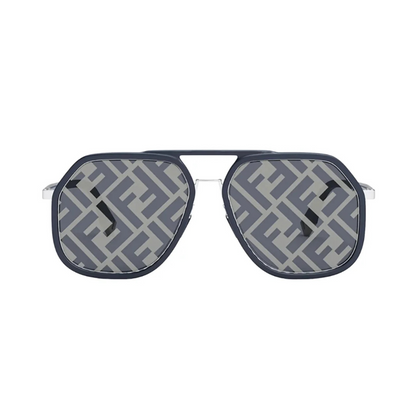 Fendi FE40041U men’s luxury pilot sunglasses with lightweight metal frame and premium designer styling

