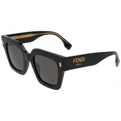 Fendi FE40101I women’s square luxury sunglasses with premium acetate frame and designer styling