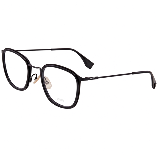 Fendi FF M0024 unisex metal square optical frame front view