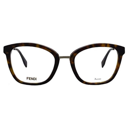 Fendi FF0307 womens acetate cat-eye full-rim optical frame front view