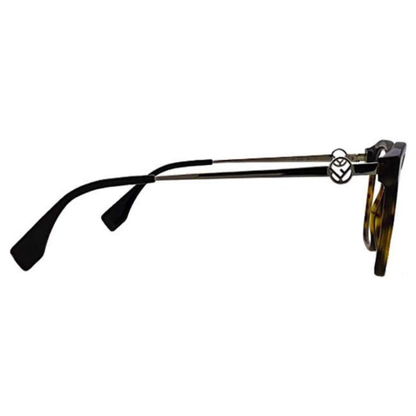 Fendi FF0307 womens acetate cat-eye optical frame side temple profile
