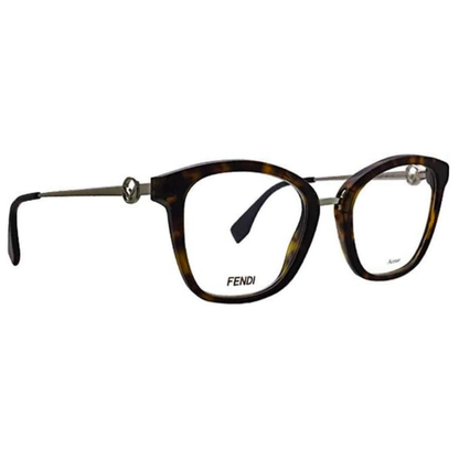 Fendi FF0307 womens acetate cat-eye full-rim optical frame front view