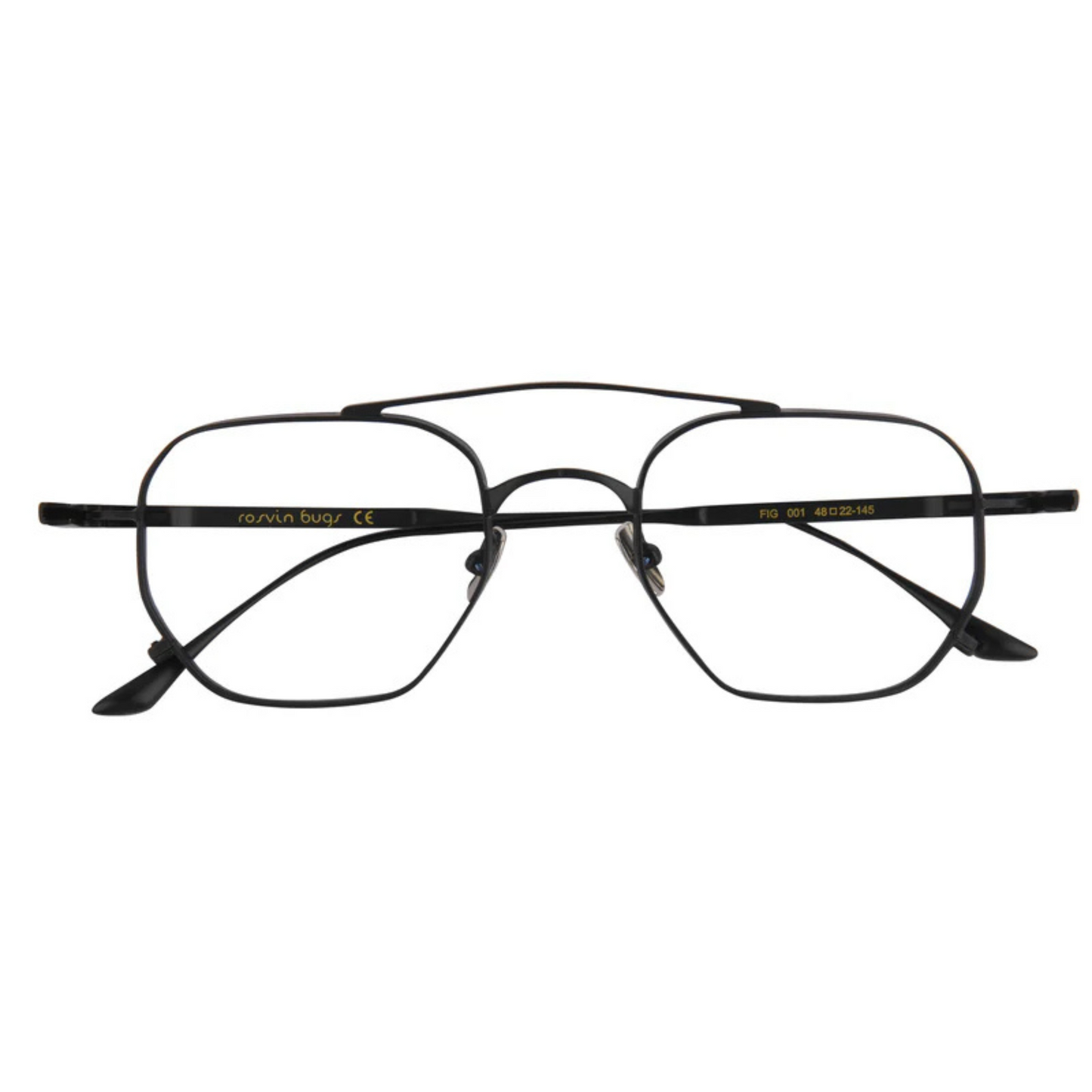Fig Rosvin Bugs Unisex Metal Eyeglass Frame for Men and Women