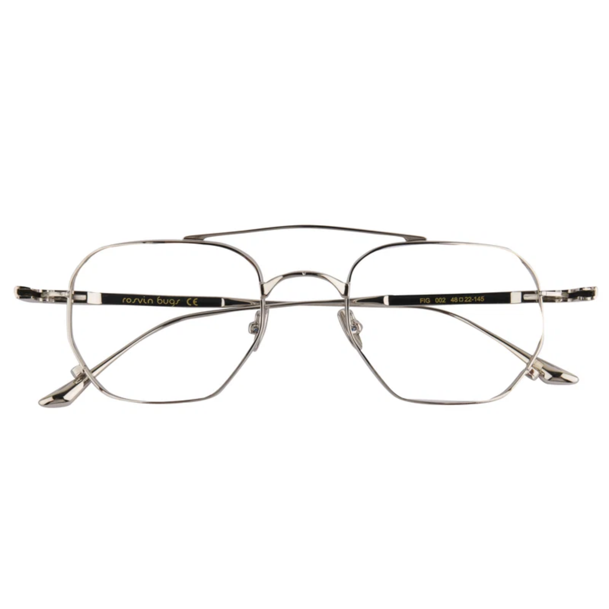Fig Rosvin Bugs Unisex Metal Eyeglass Frame for Men and Women