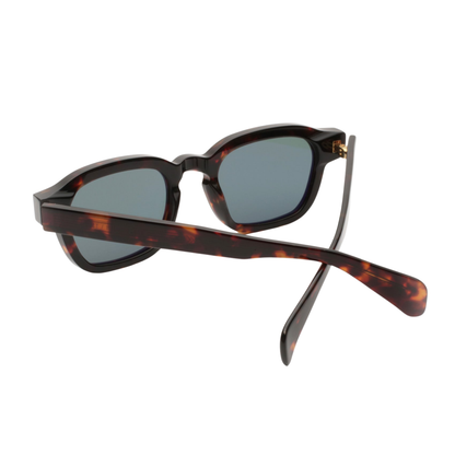 Gast unisex acetate square sunglasses fold temple view
