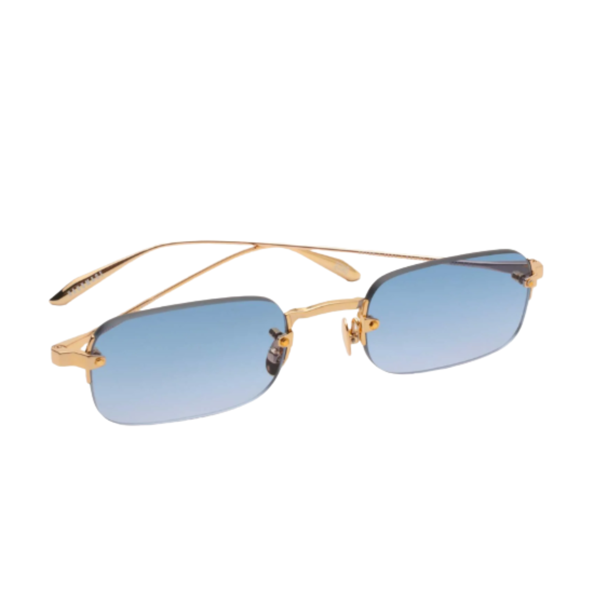 Gast Astro rimless metal rectangle sunglasses with a lightweight designer frame and premium UV-protective lenses.