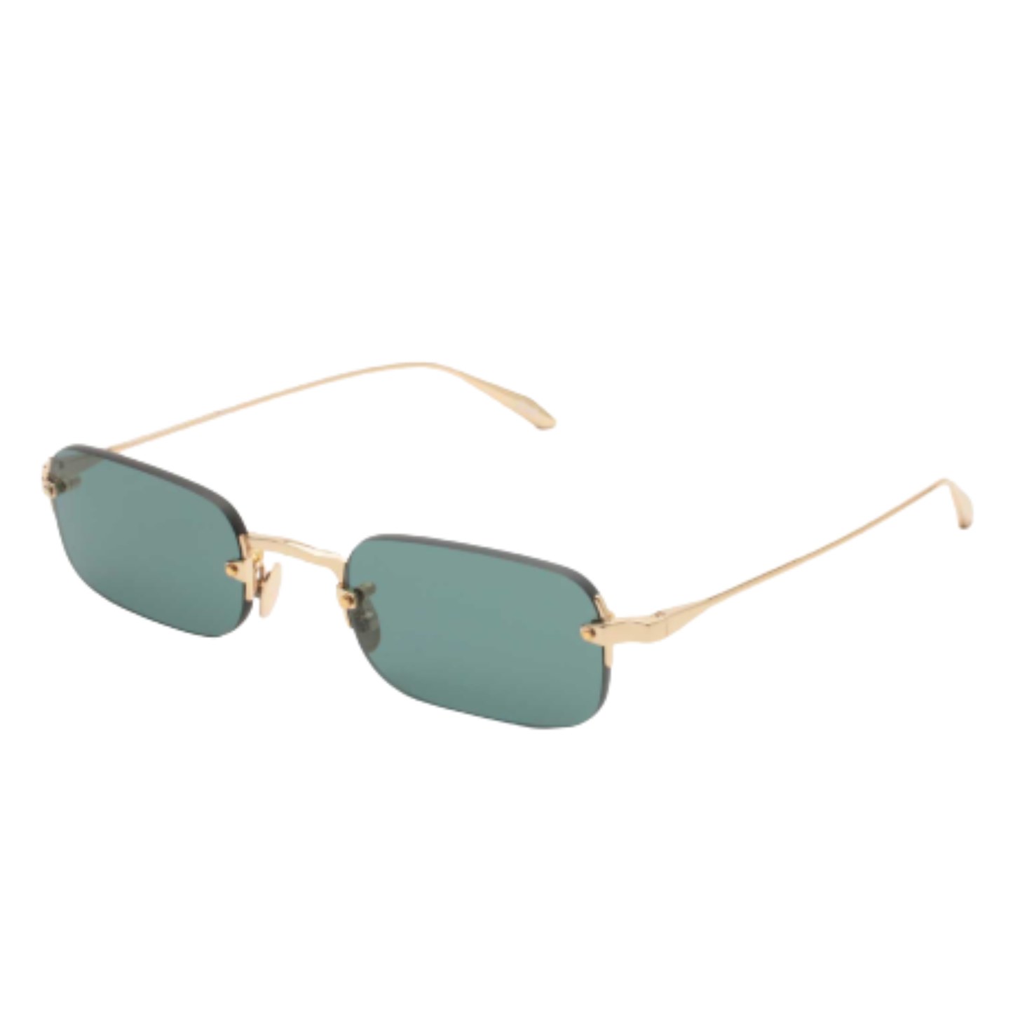 Gast Astro rimless metal rectangle sunglasses with a lightweight designer frame and premium UV-protective lenses.
