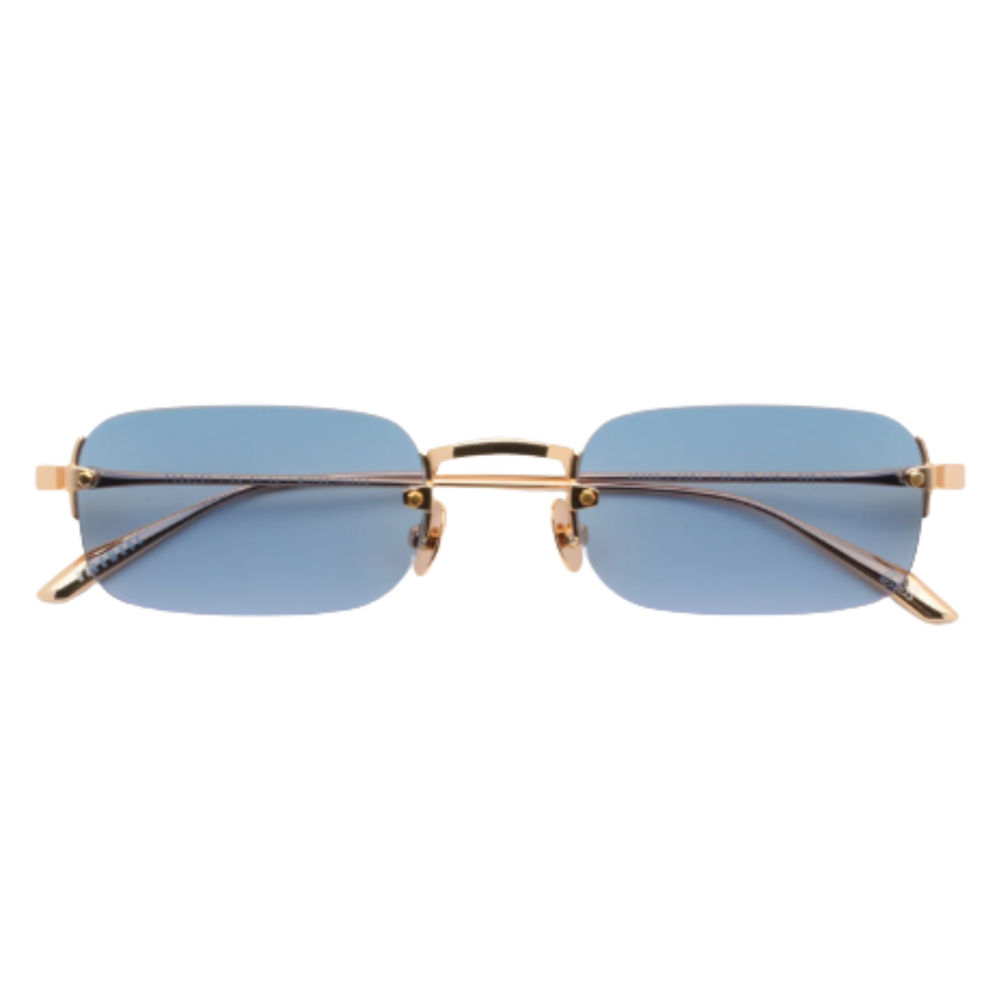 Gast Astro rimless metal rectangle sunglasses with a lightweight designer frame and premium UV-protective lenses.