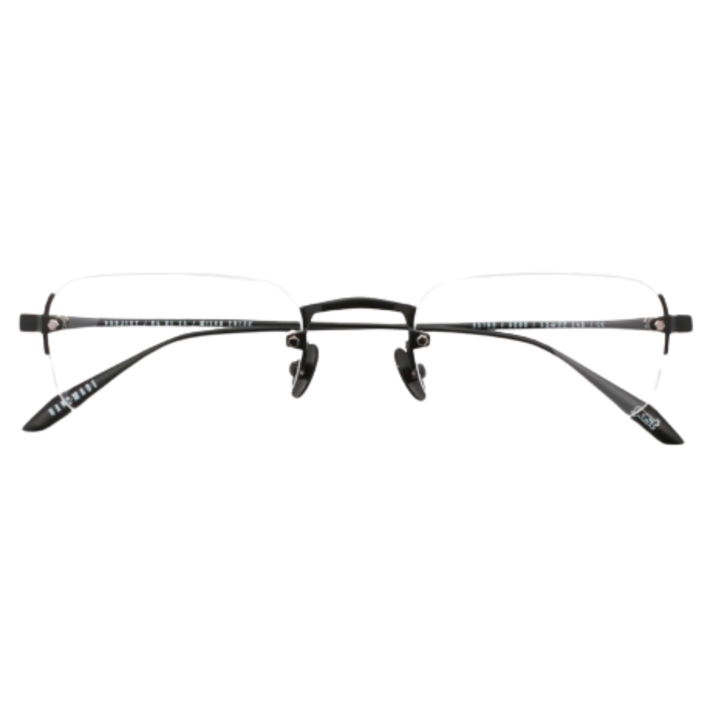 Gast Astro rimless square unisex optical frame featuring a lightweight metal design for everyday prescription eyewear.