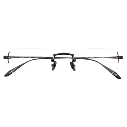 Gast Astro rimless square unisex optical frame featuring a lightweight metal design for everyday prescription eyewear.