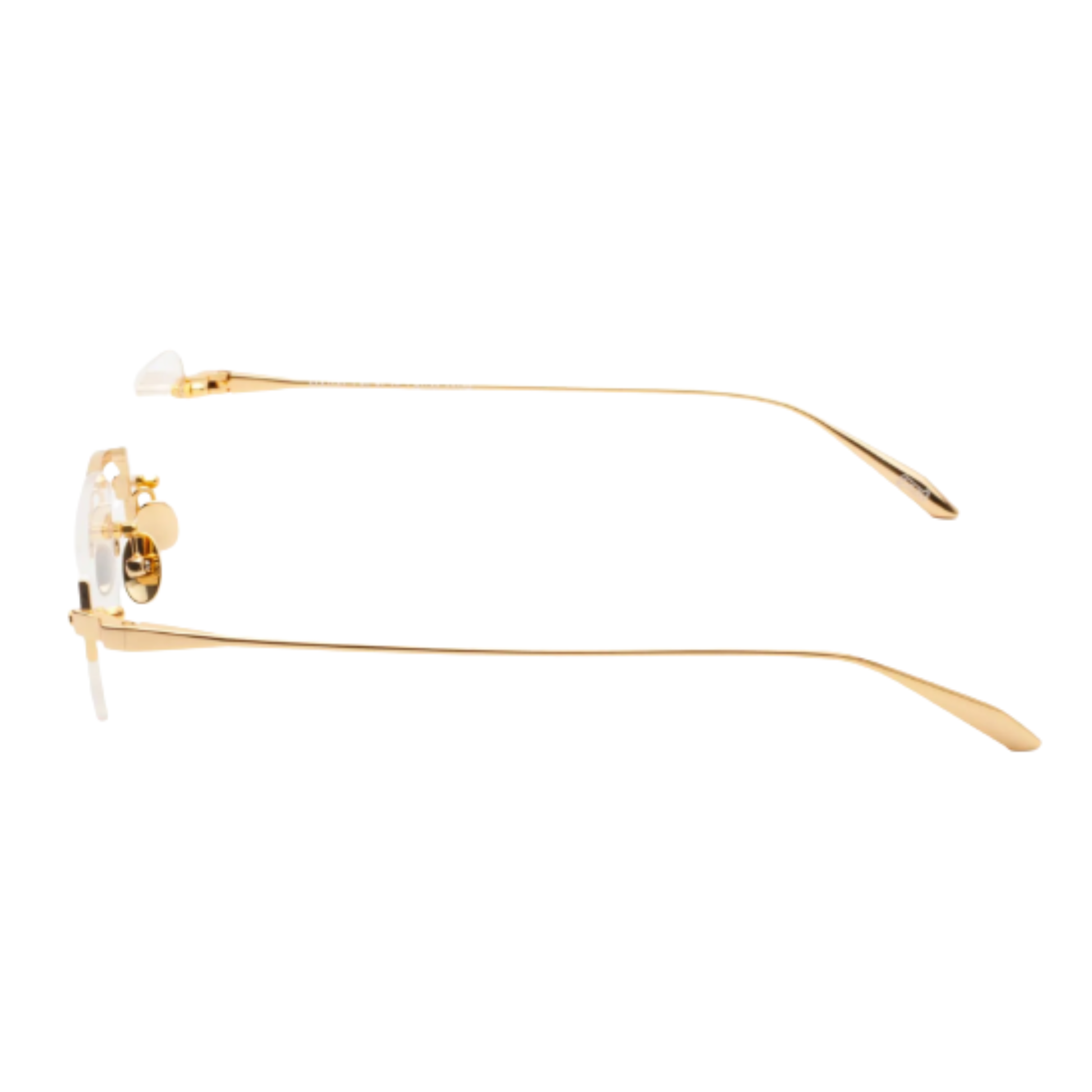 Gast Astro rimless square unisex optical frame featuring a lightweight metal design for everyday prescription eyewear.