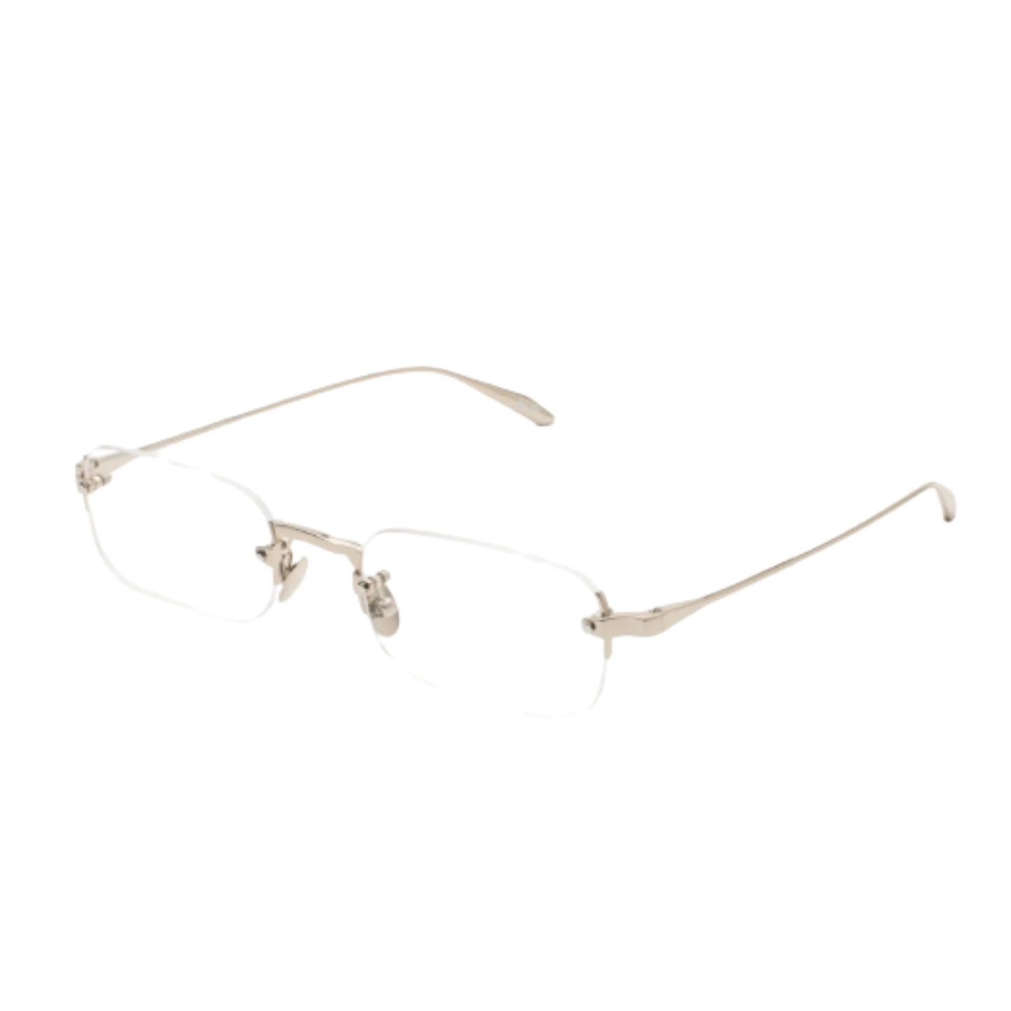 Gast Astro rimless square unisex optical frame featuring a lightweight metal design for everyday prescription eyewear.