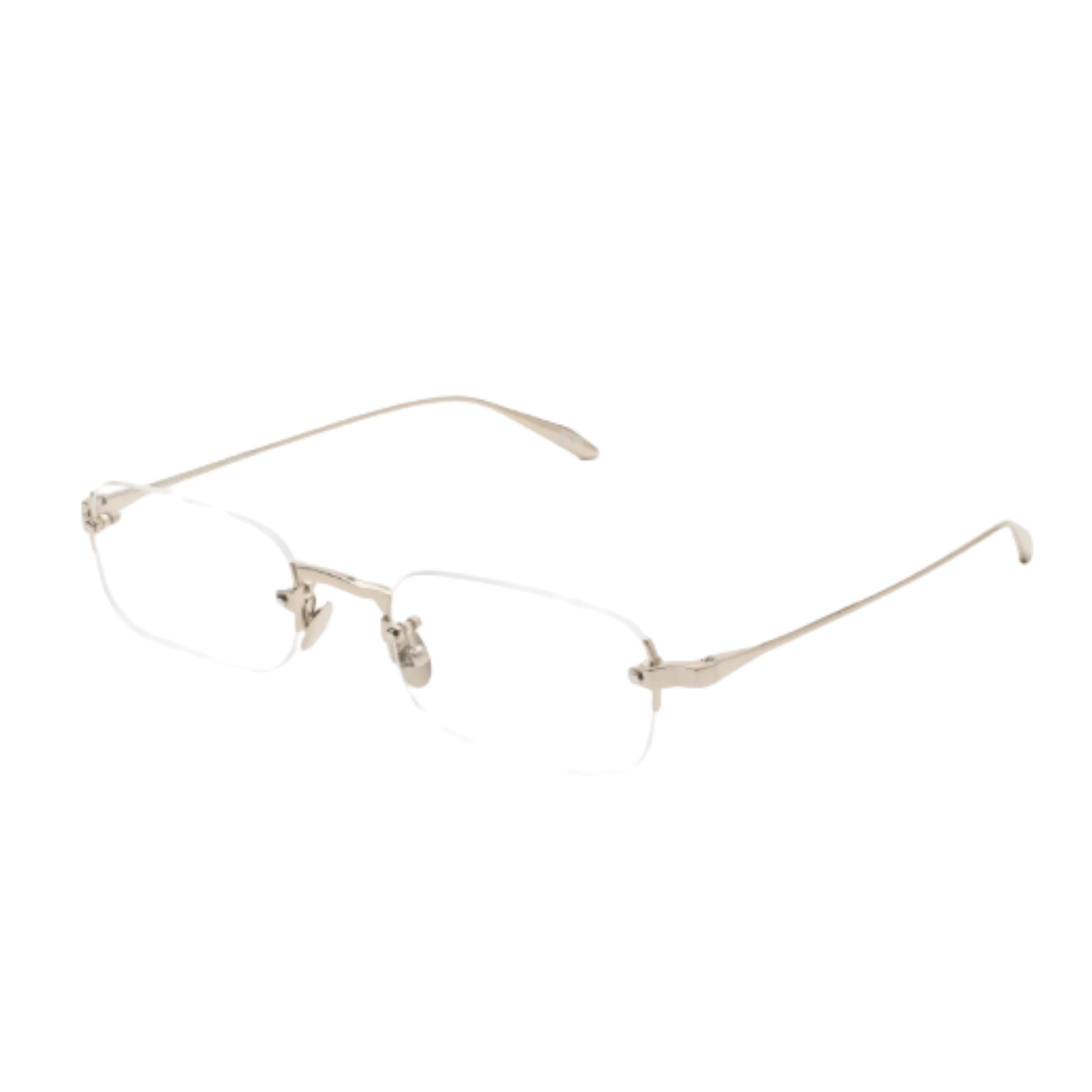 Gast Astro rimless square unisex optical frame featuring a lightweight metal design for everyday prescription eyewear.