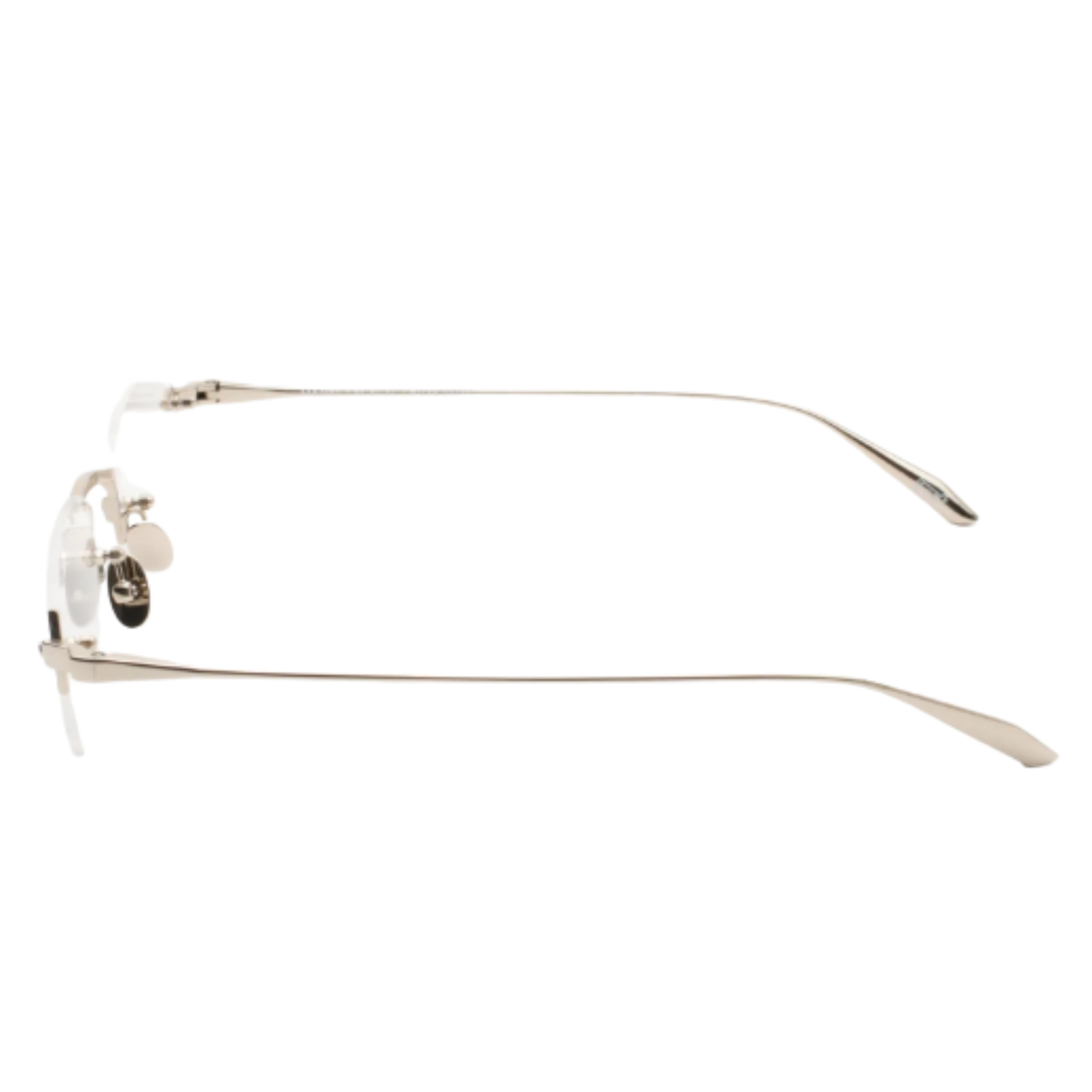 Gast Astro rimless square unisex optical frame featuring a lightweight metal design for everyday prescription eyewear.