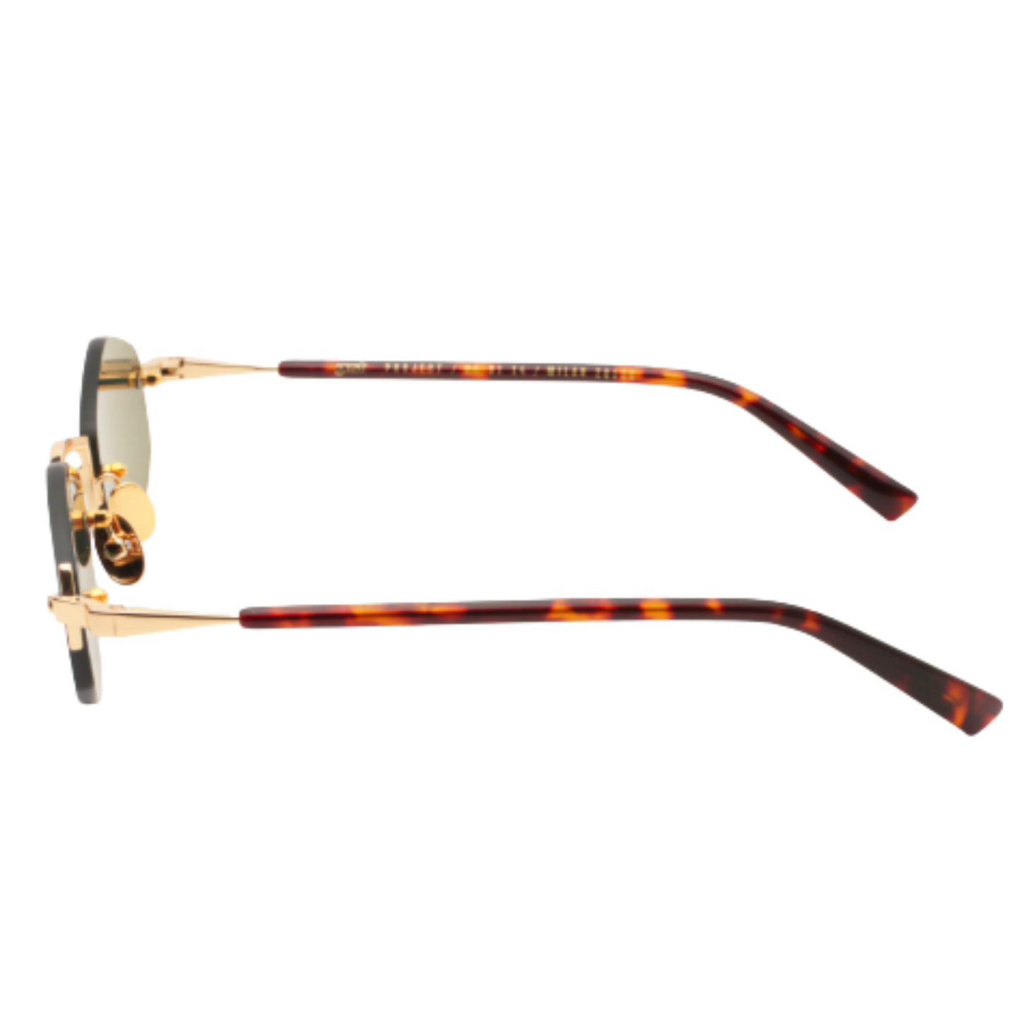 Gast Lunar rimless metal diamond sunglasses featuring a lightweight designer frame with premium lenses.