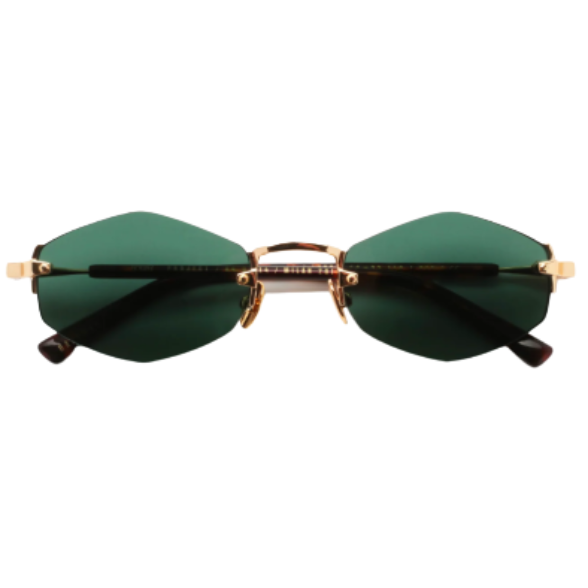 Gast Lunar rimless metal diamond sunglasses featuring a lightweight designer frame with premium lenses.