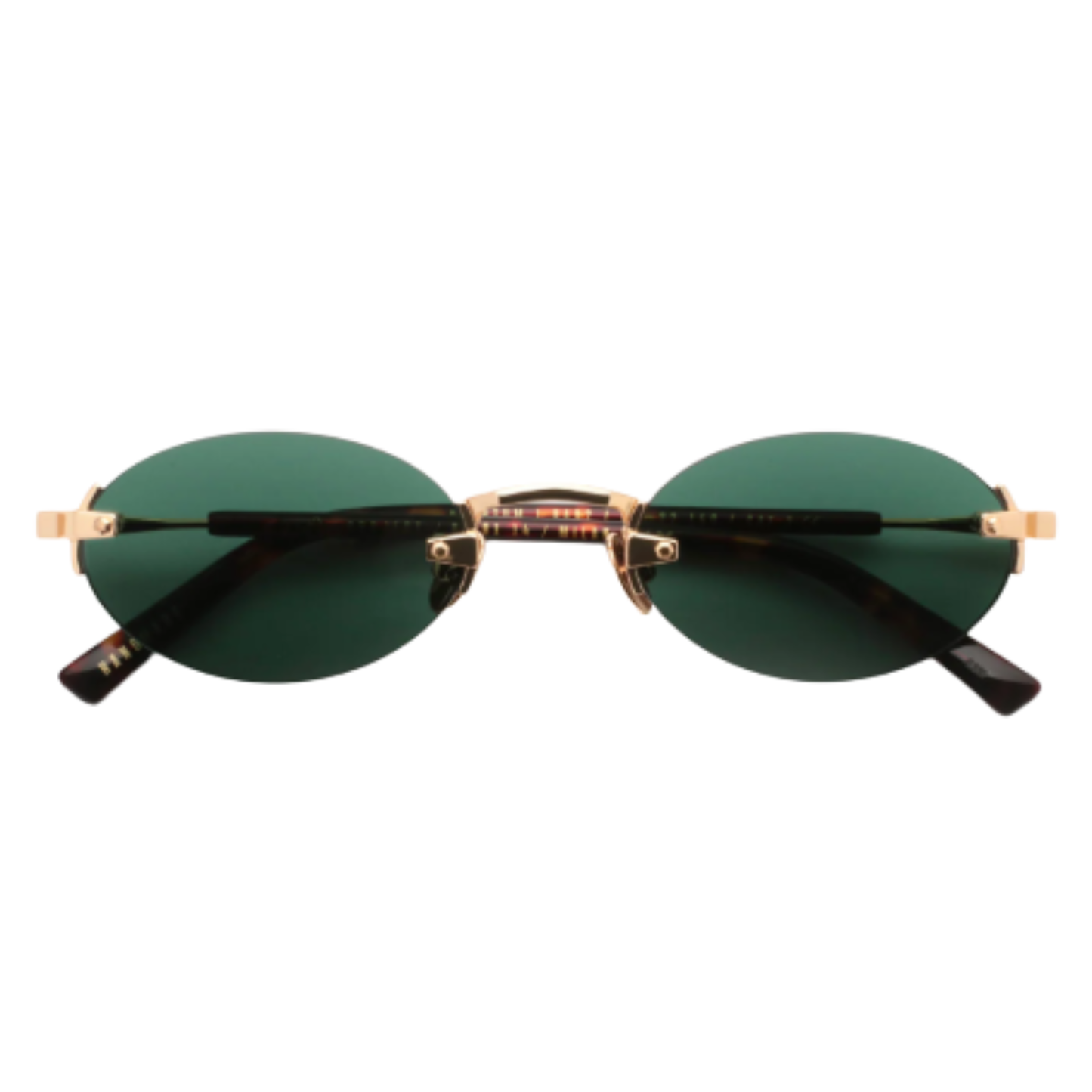 Gast Quantum rimless oval unisex metal sunglasses featuring a lightweight designer frame with UV-protective lenses.