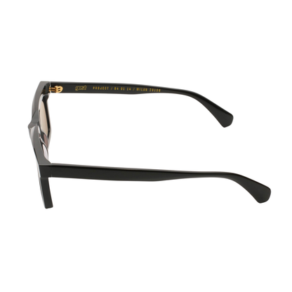 Gast RR01 Rare unisex acetate square sunglasses side and temple profile