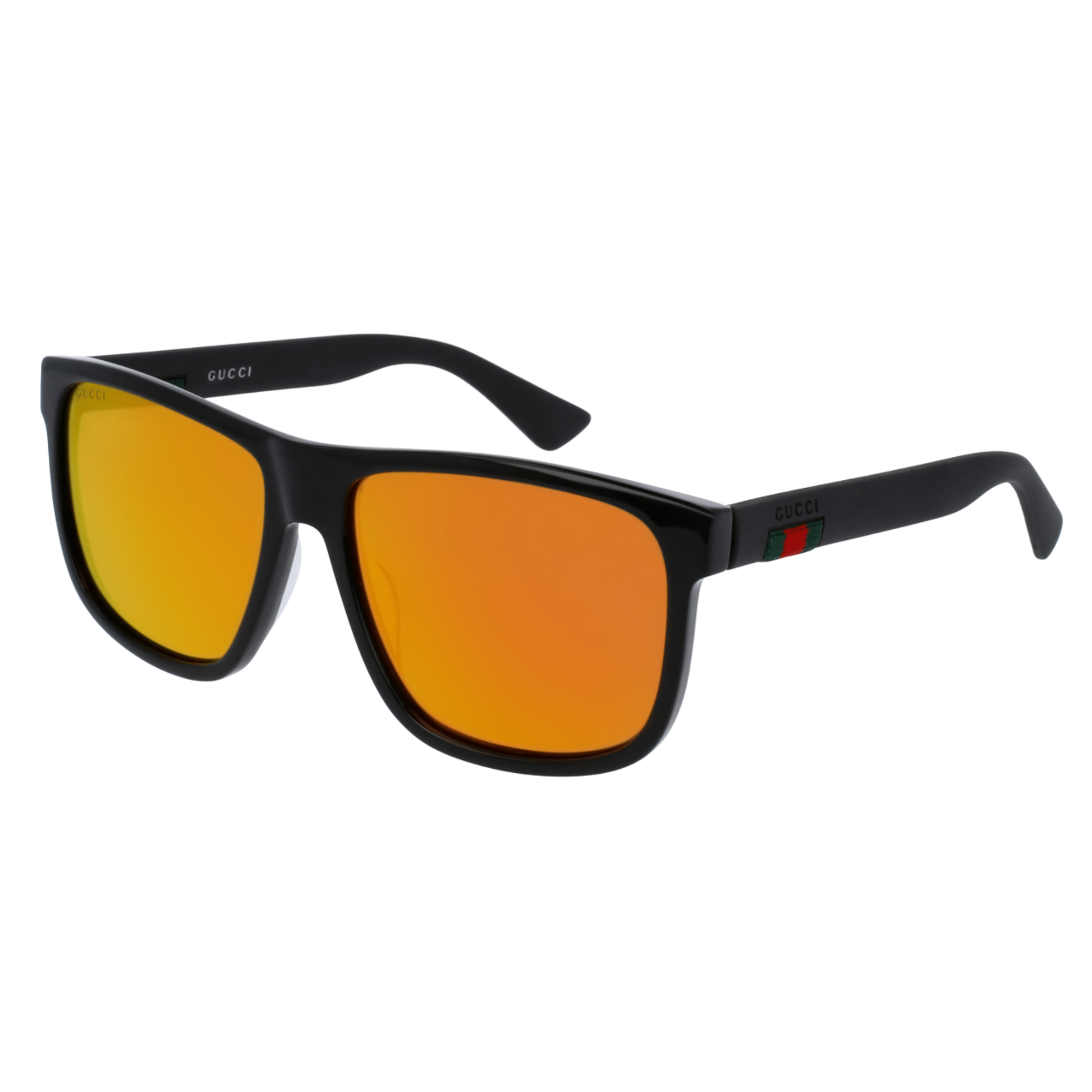 Gucci GG0010S 002 unisex acetate square sunglasses front view