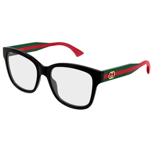 Gucci GG0038ONN butterfly optical frame angle view