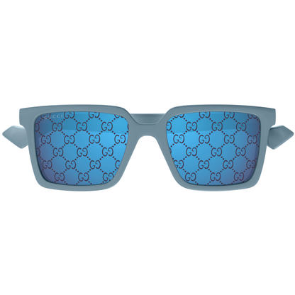 Gucci GG1540S unisex square sunglasses featuring premium Italian craftsmanship, full-rim design and luxury styling.