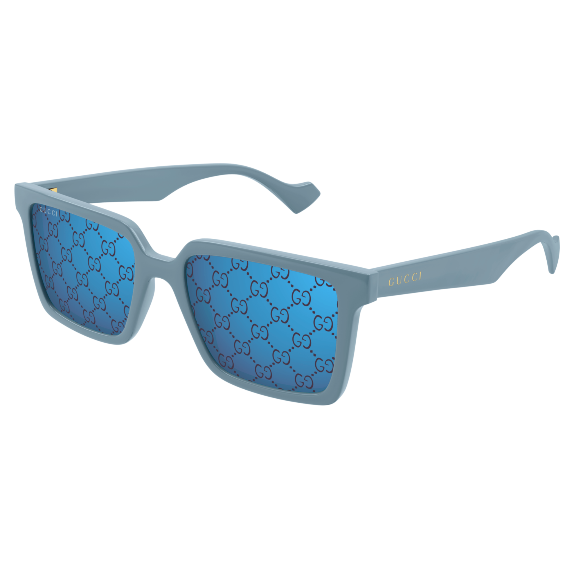 Gucci GG1540S unisex square sunglasses featuring premium Italian craftsmanship, full-rim design and luxury styling.