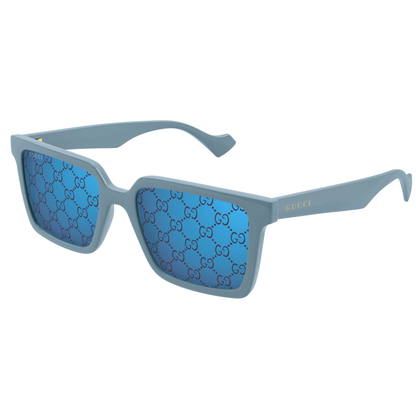 Gucci GG1540S unisex square sunglasses featuring premium Italian craftsmanship, full-rim design and luxury styling.