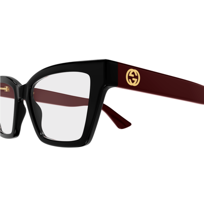 Gucci GG1715O cat eye optical frame detail view