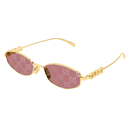 Gucci GG1802S Oval Sunglasses Angle View