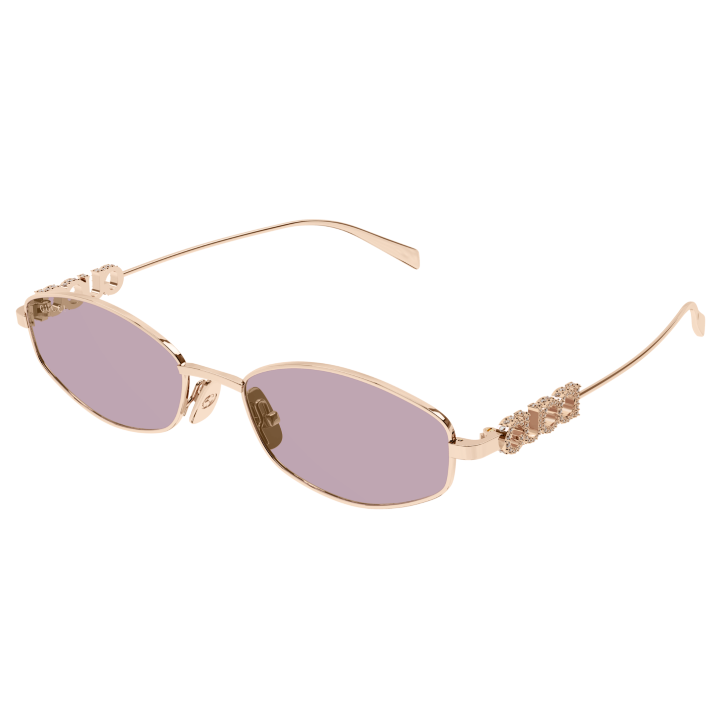 Gucci GG1802S Oval Sunglasses Angle View