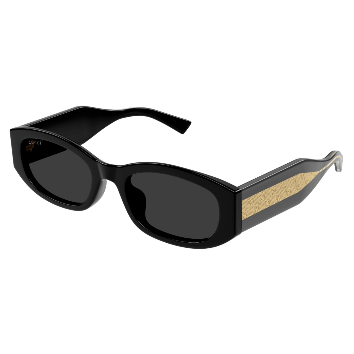 Gucci GG2068SA logo detail on premium acetate temple