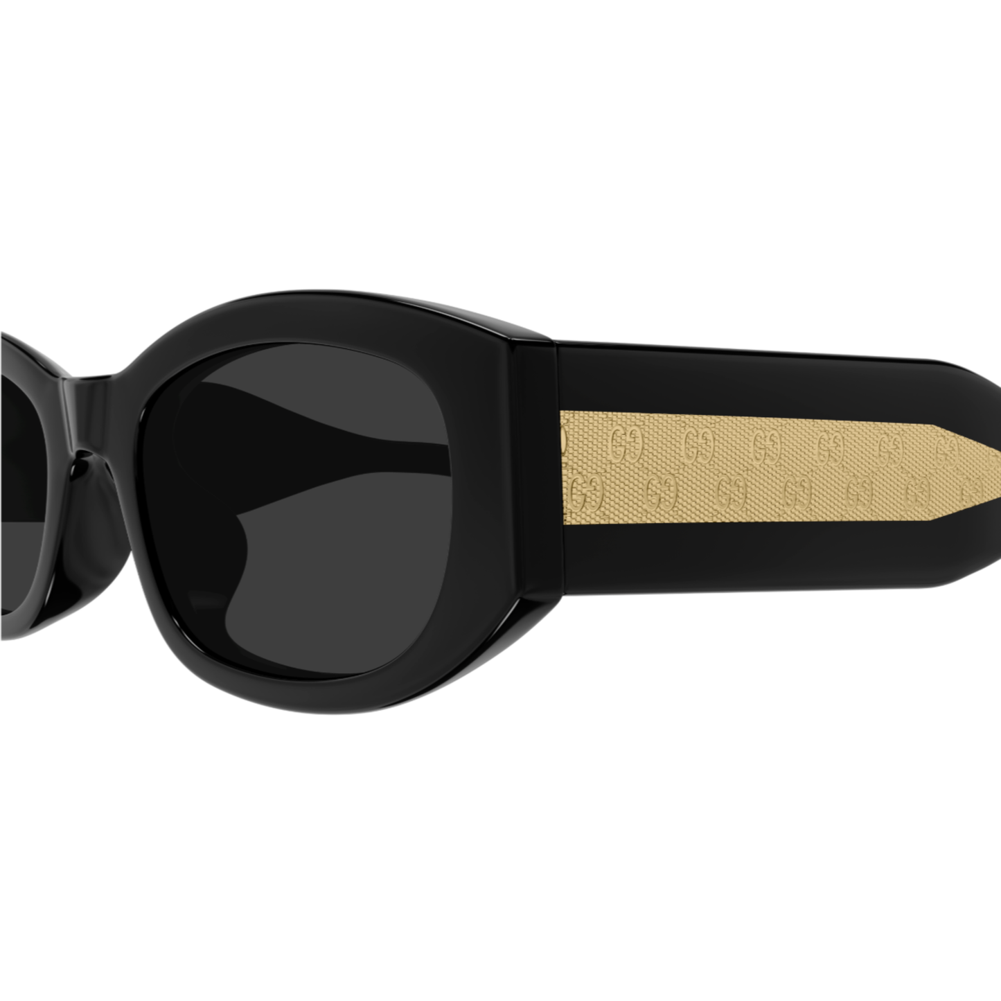 Gucci GG2068SA logo detail on premium acetate temple