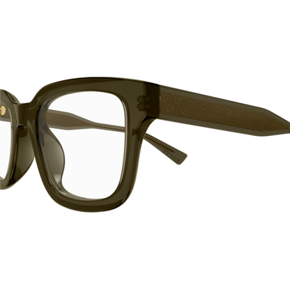 Gucci GG2071OL square optical frame detail view