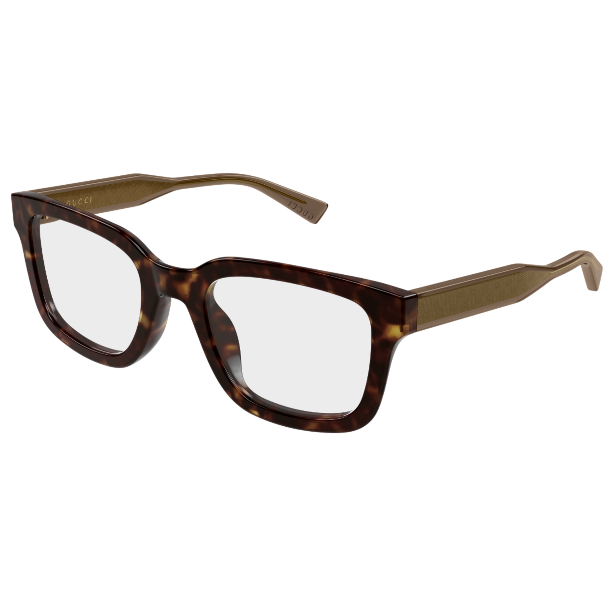 Gucci GG2071OL square optical frame angle view