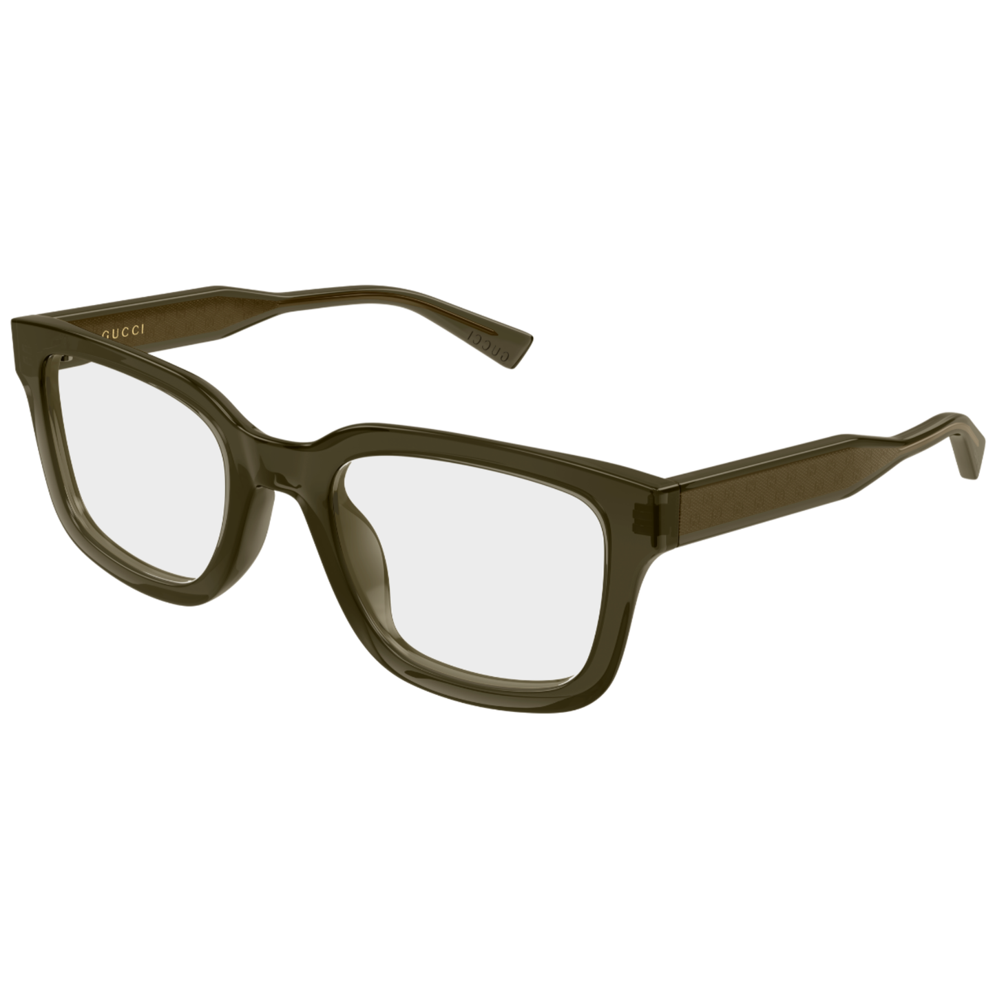 Gucci GG2071OL square optical frame angle view
