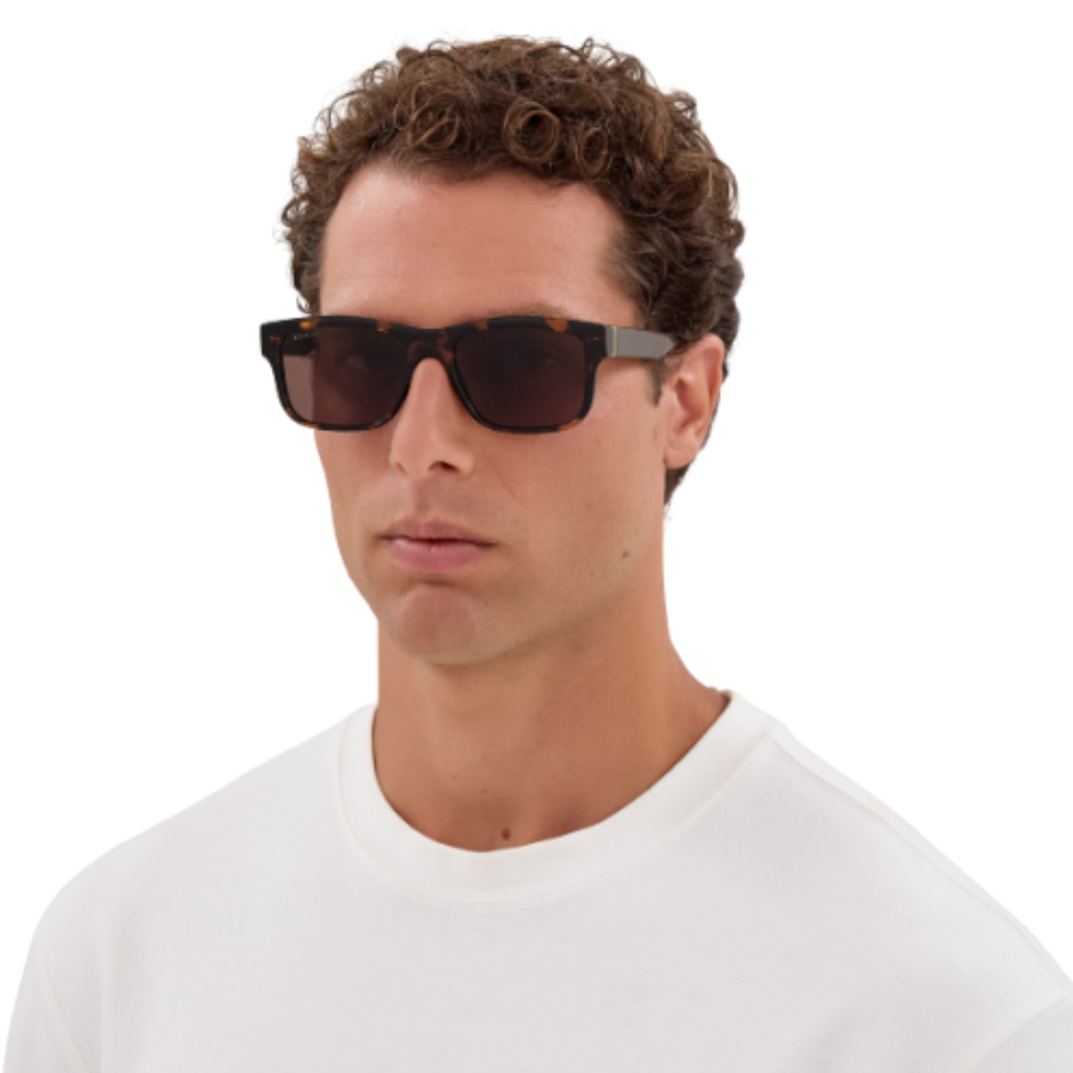 Gucci GG2085S men's acetate full-rim Wayfarer sunglasses model image 