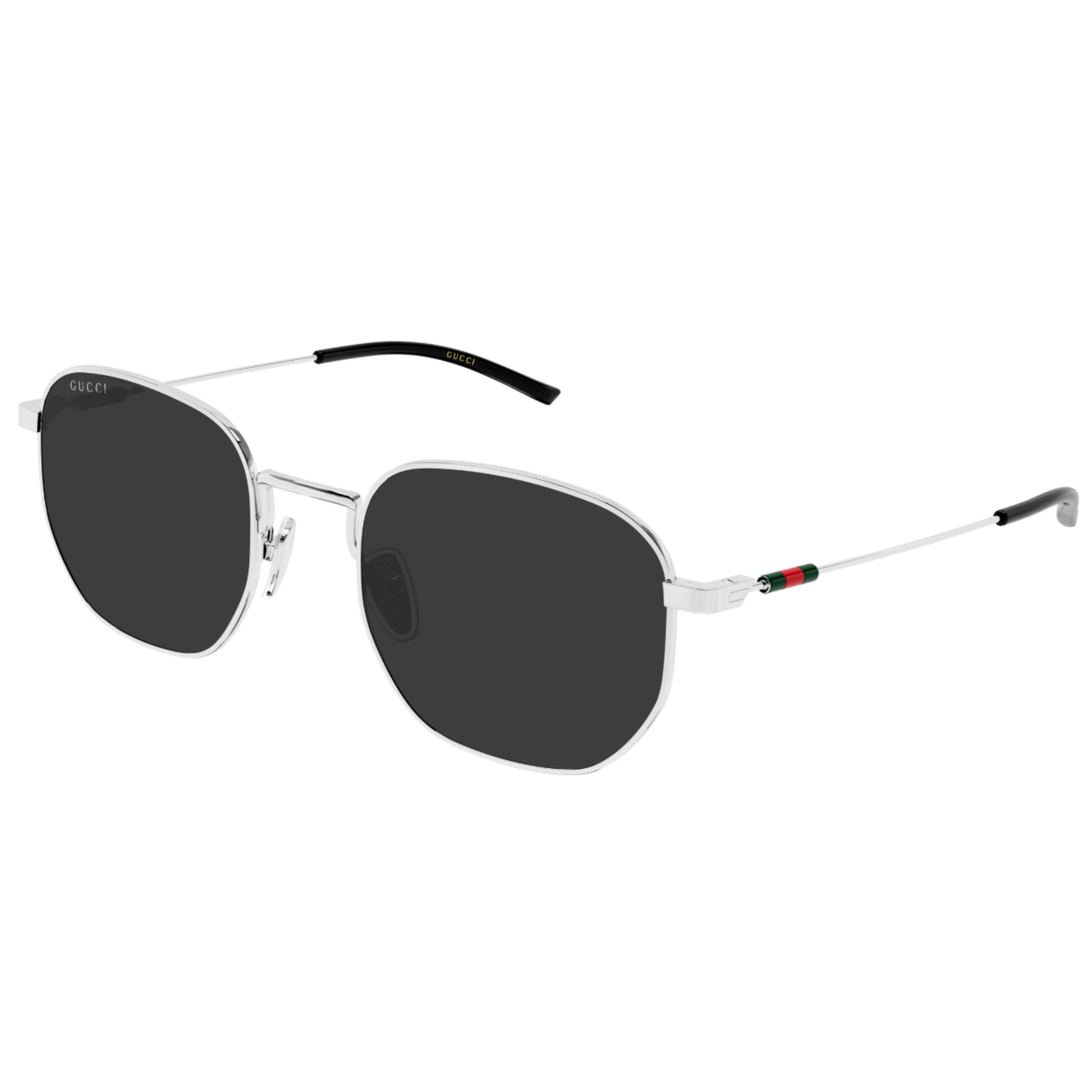 Gucci GG2095S unisex hexagon metal luxury sunglasses with premium designer frame
