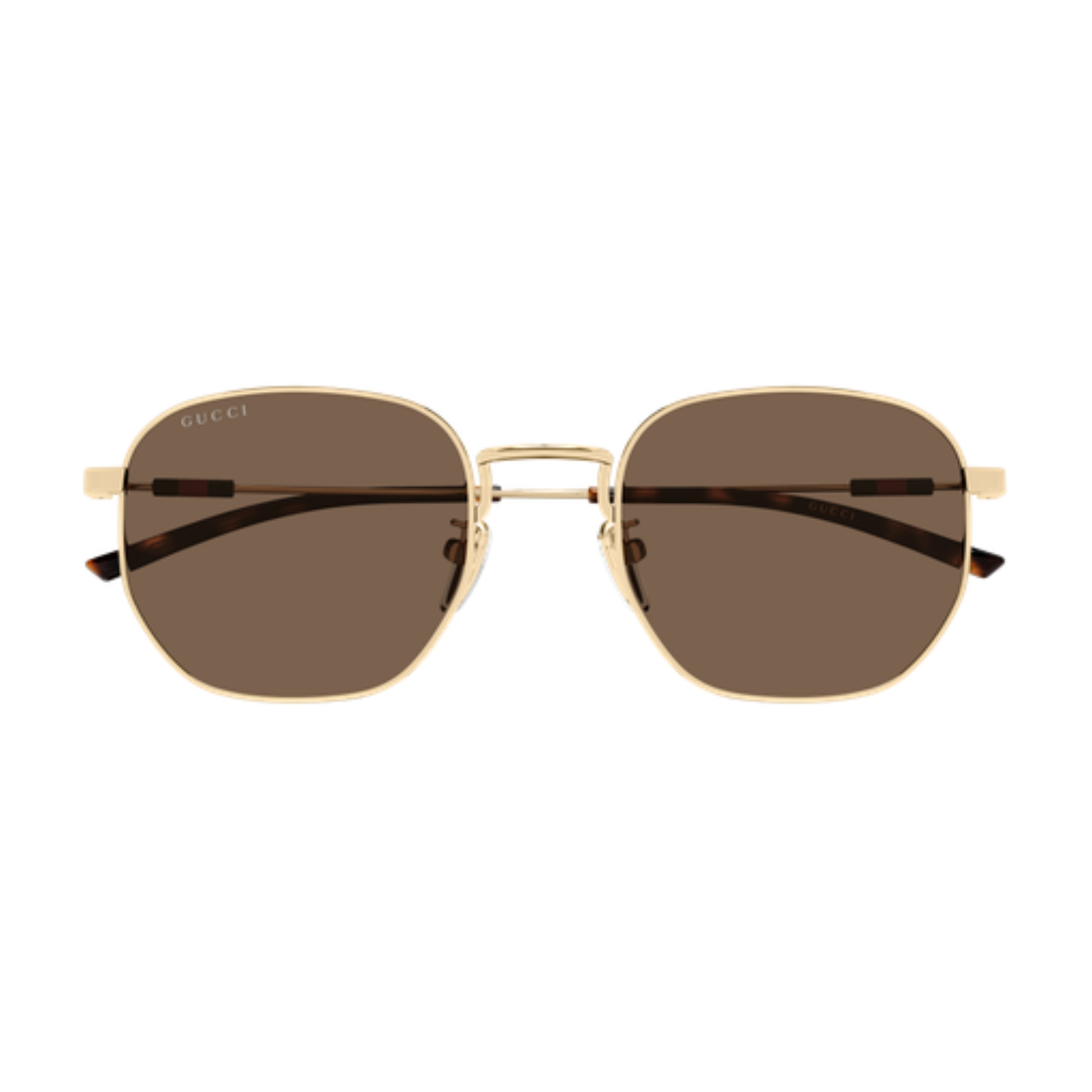 Gucci GG2095S unisex hexagon metal luxury sunglasses with premium designer frame