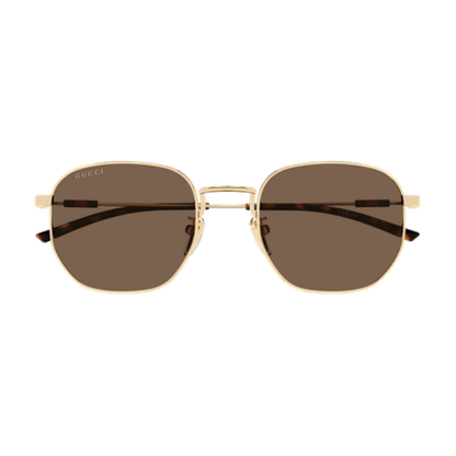 Gucci GG2095S unisex hexagon metal luxury sunglasses with premium designer frame