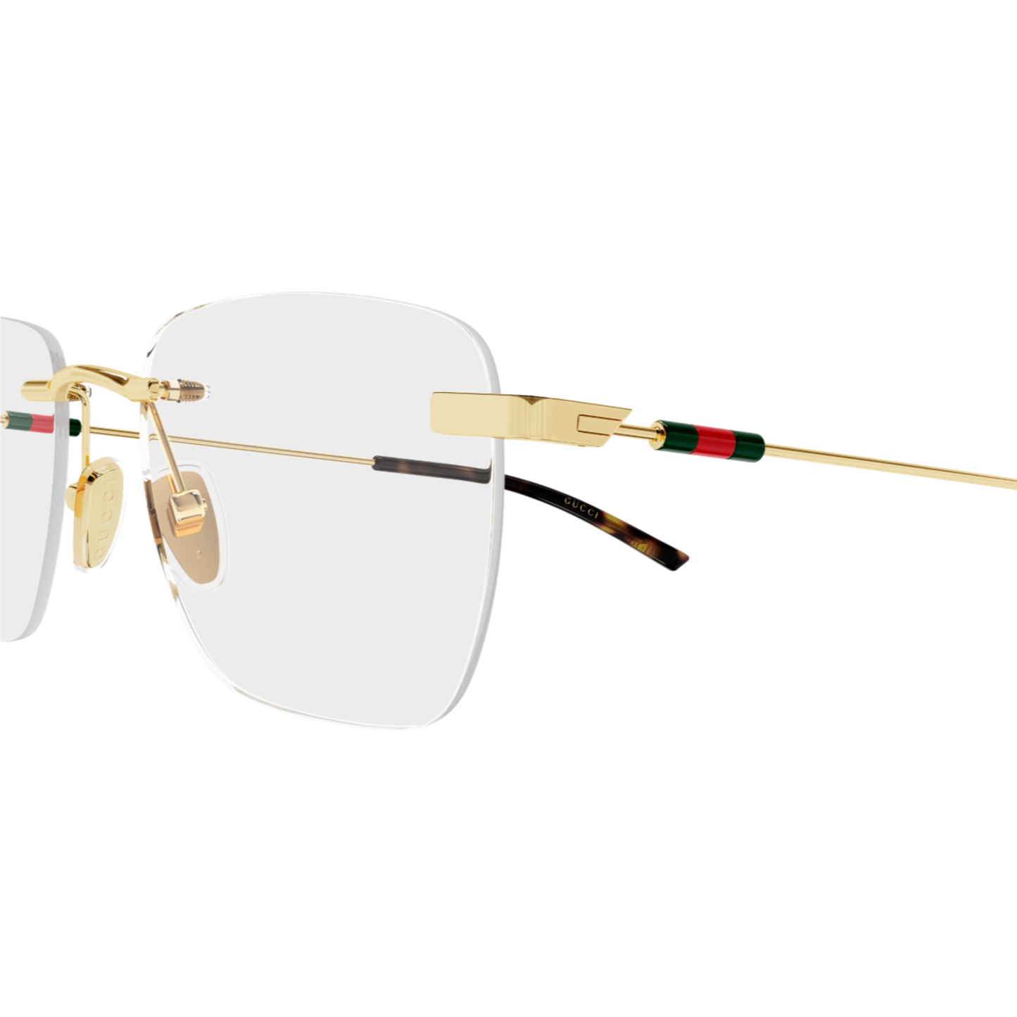 Gucci GG2099O Rimless Optical Frame Detail View