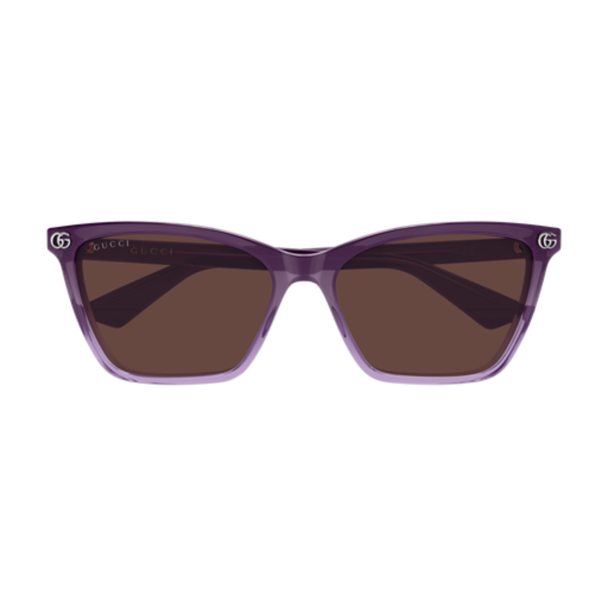 Gucci GG2111S womens acetate cat-eye sunglasses three quarter view