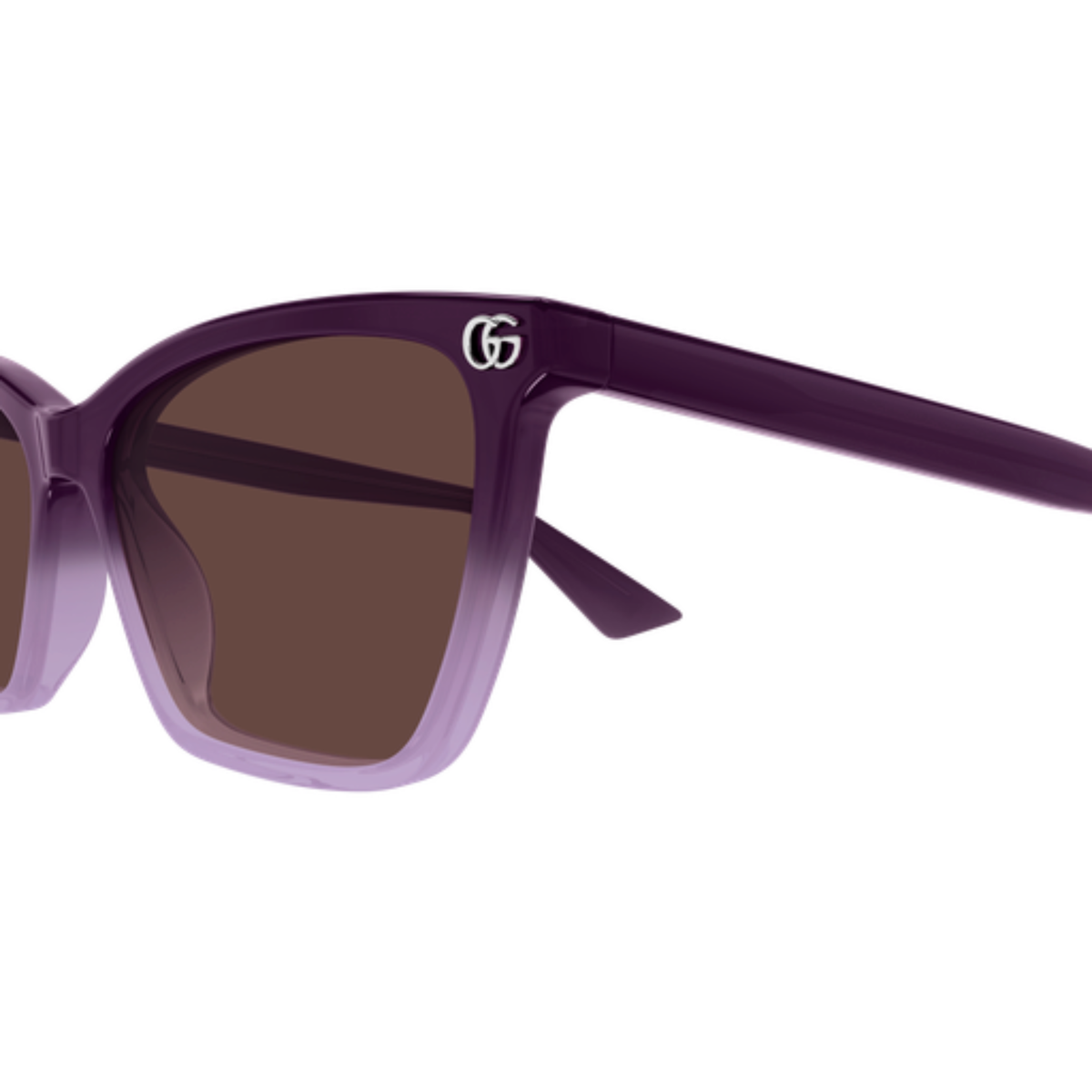 Gucci GG2111S womens acetate cat-eye sunglasses three quarter view