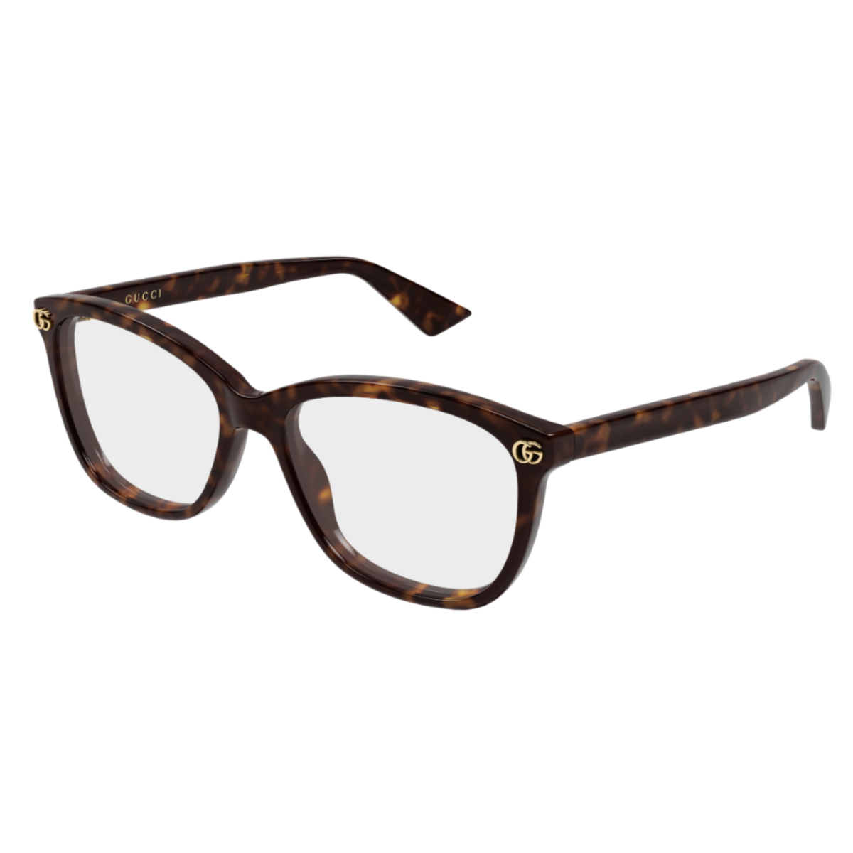Gucci GG2113O womens acetate cat-eye optical frame three-quarter view