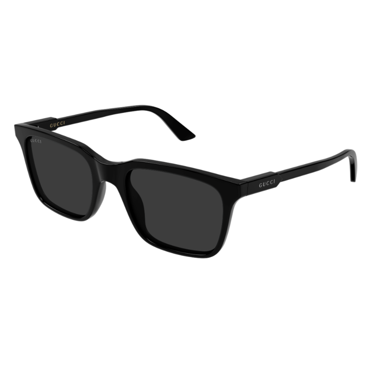 Gucci GG2114S men's acetate Wayfarer sunglasses three-quarter angle