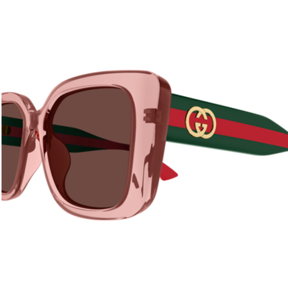 Gucci GG2118SA logo detail on premium acetate temple