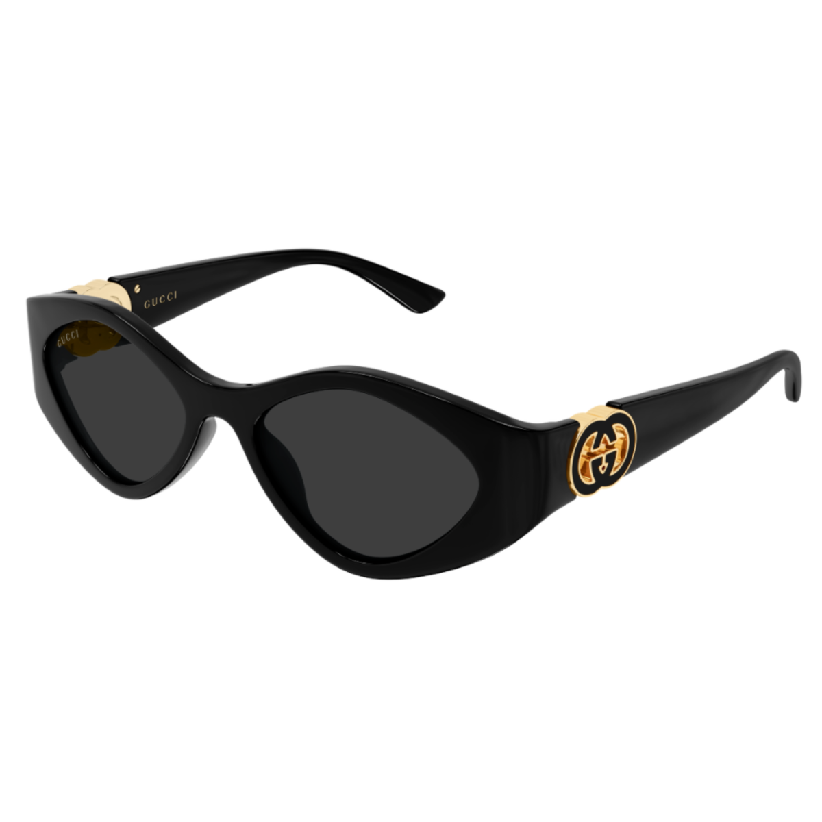 Gucci GG2121S women's geometric sunglasses three-quarter view