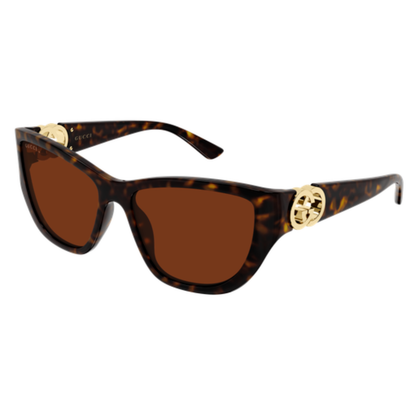 Gucci GG2122S women's full-rim cat-eye sunglasses front view