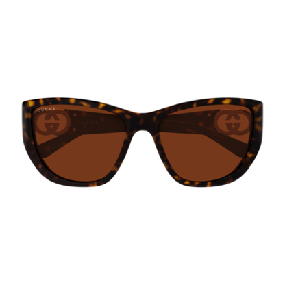 Gucci GG2122S women's injection-frame cat-eye sunglasses side profile