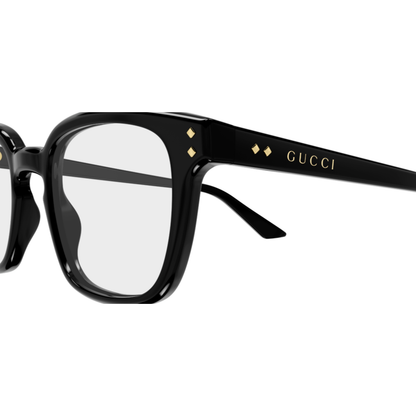 Gucci GG2132O square optical frame detail view
